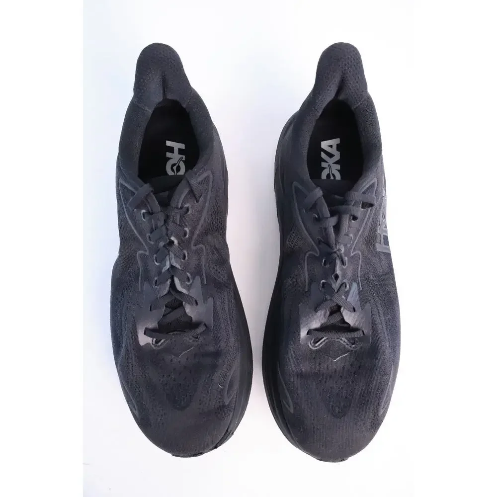 Hoka One One Clifton 10 Men's Running Shoes Size 10D Black #148